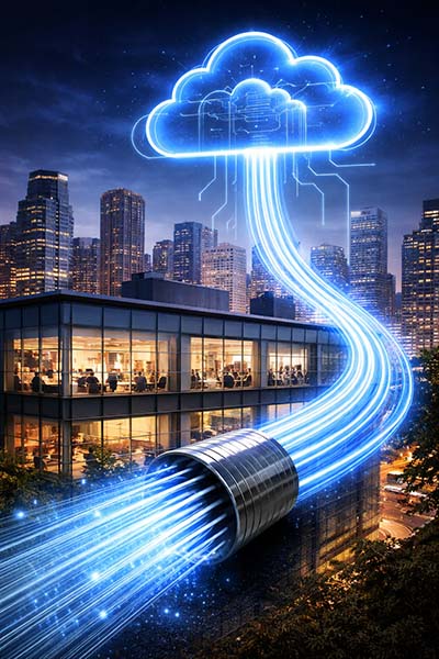 Glasfaser Cloud SaaS