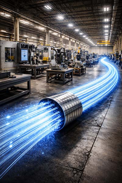 Glasfaser Industrie Produktion